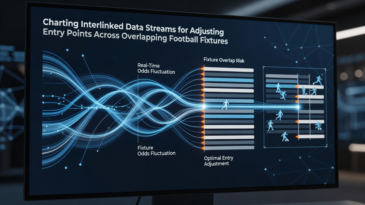 Detailed chart illustrating data synchronization techniques for entry point adjustments in overlapping football and tennis events