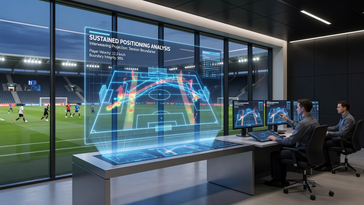Flowchart illustrating session boundary timers connected to projection dashboards for soccer and tennis betting positions